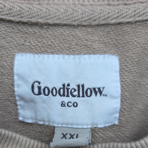 Beige Sweatshirt with Red Logo - Picture 4 of 4